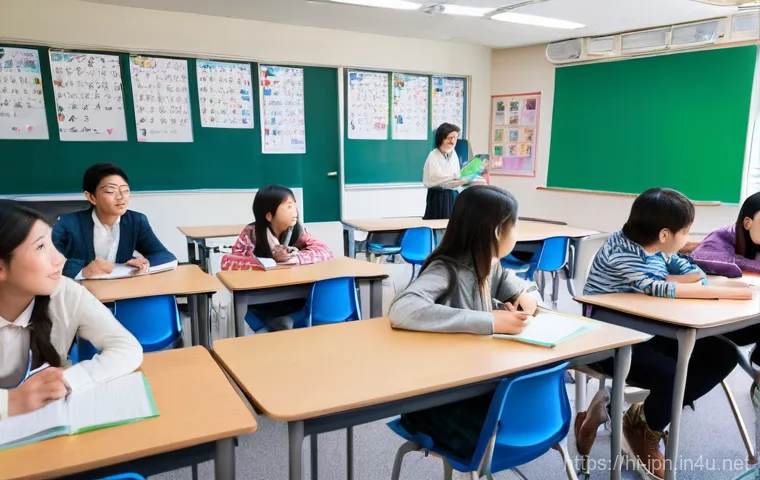 JLPT 독학과 학원 어떤 게 더 효과적일까 - **Prompt for Self-Study:**
    "A young woman (20s, East Asian appearance) is intensely focused on s...