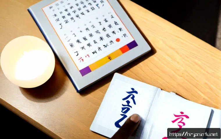 JLPT 일본어 한자 암기 노하우 - Photorealistic study scene of a Hindi-speaking adult learner using visual memory techniques for Japa...